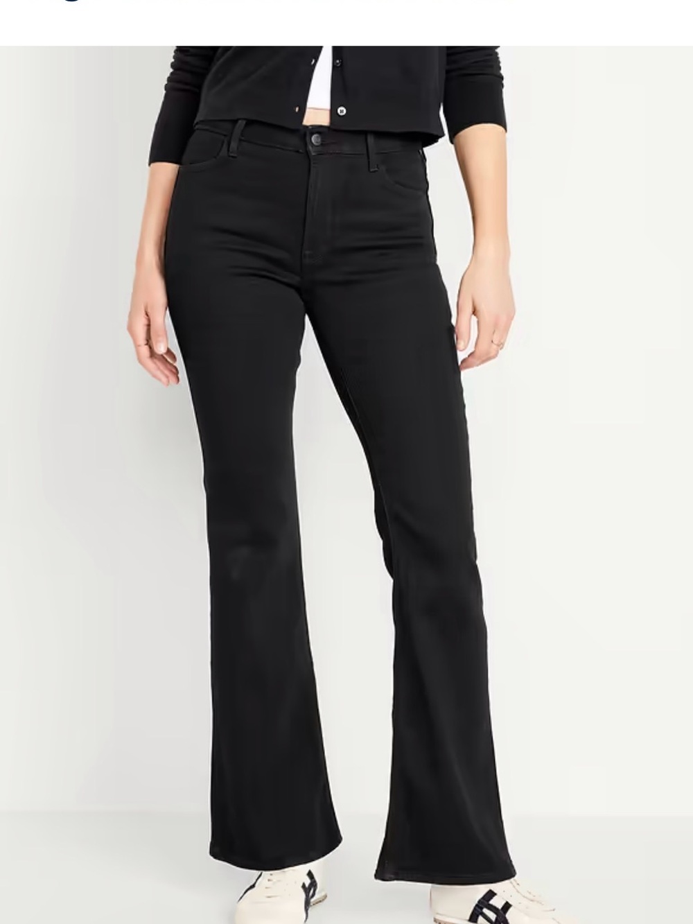 Old Navy High-Rise Black Wow Flare Jeans - Women